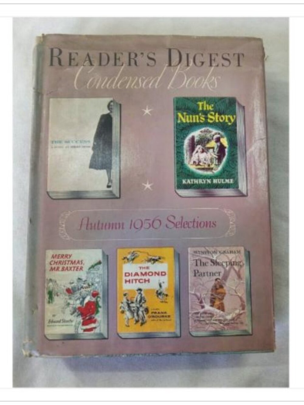 Reader's Digest Condensed Books Autumn 1956 Selections First Edition Hardcover